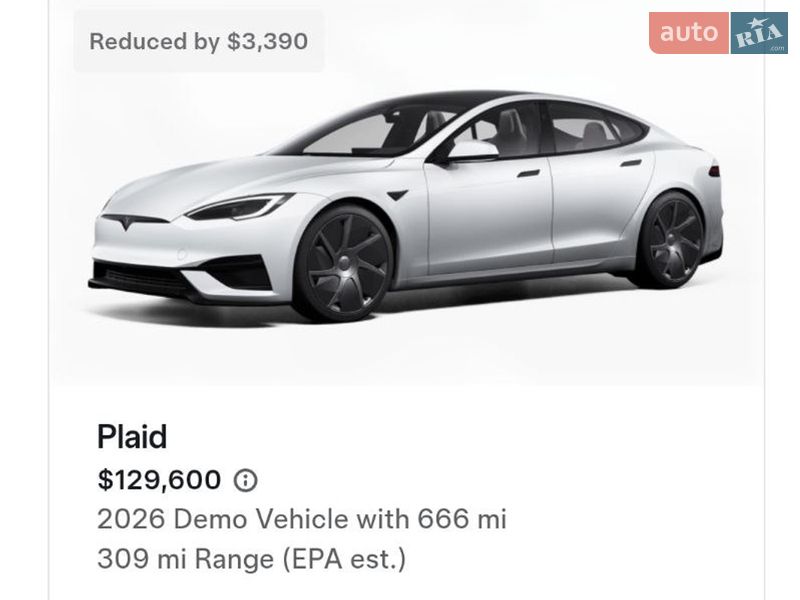 Лифтбек Tesla Model S 2022 в Киеве