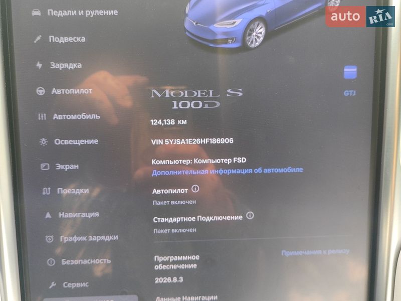 Ліфтбек Tesla Model S 2017 в Києві