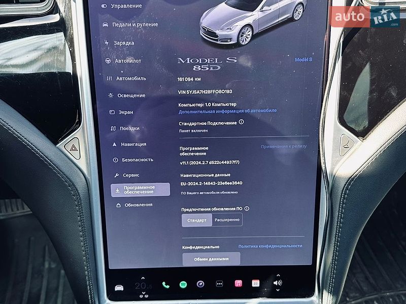 Лифтбек Tesla Model S 2015 в Львове