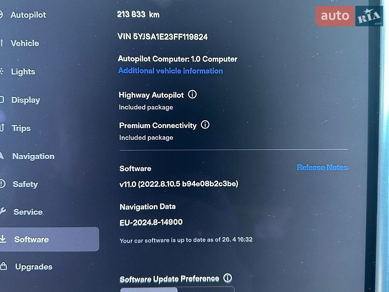 Ліфтбек Tesla Model S 2015 в Києві