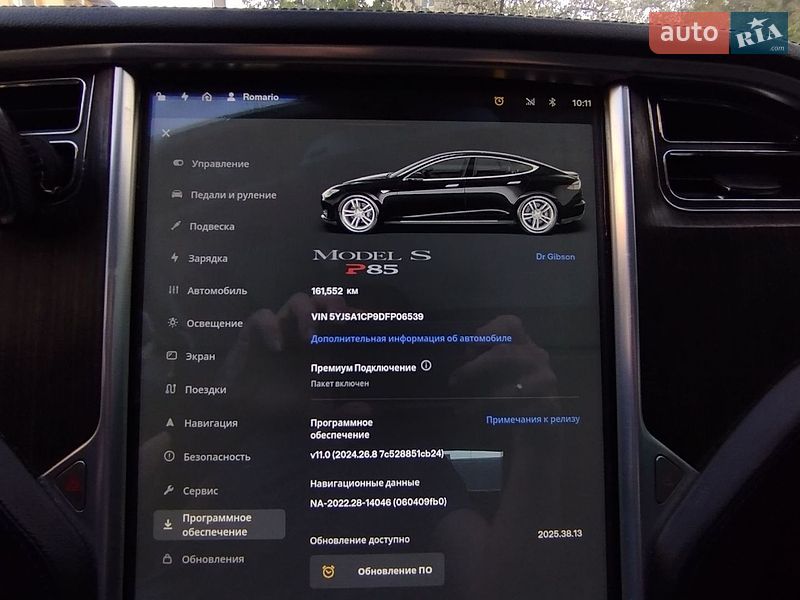 Лифтбек Tesla Model S 2013 в Львове