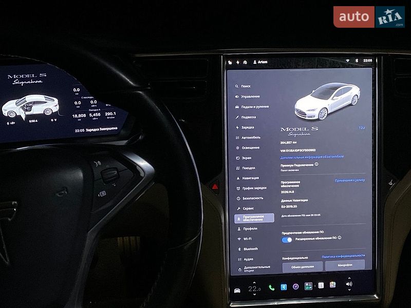 Лифтбек Tesla Model S 2012 в Овруче