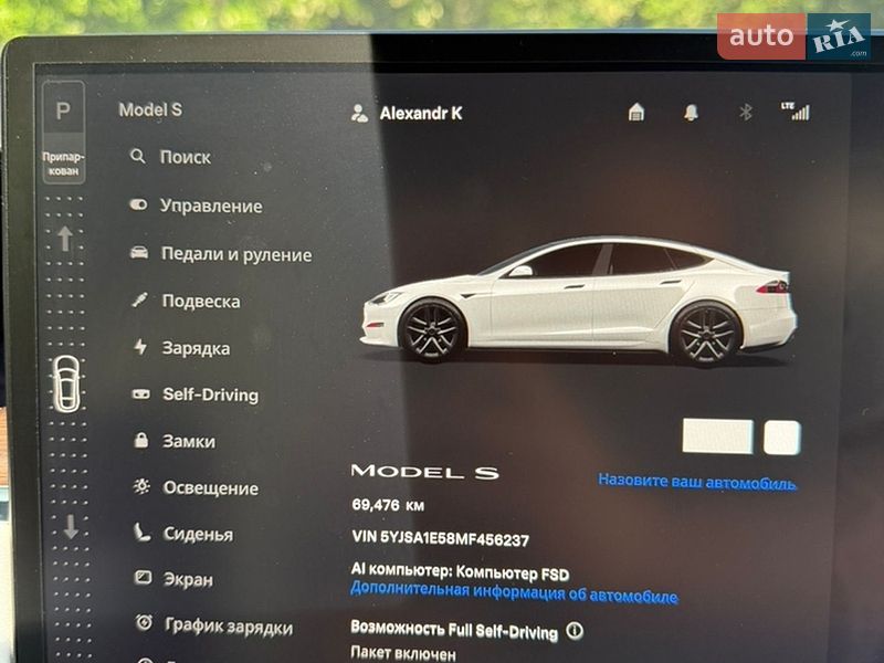 Ліфтбек Tesla Model S 2021 в Києві