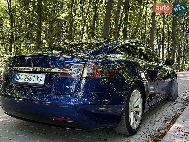 2018 Tesla Model-S, VIN 5YJSA7E27JF282357:plate — фото 1 (autoria)