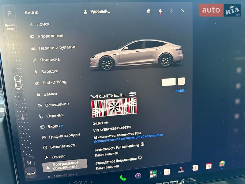 Лифтбек Tesla Model S 2022 в Киеве
