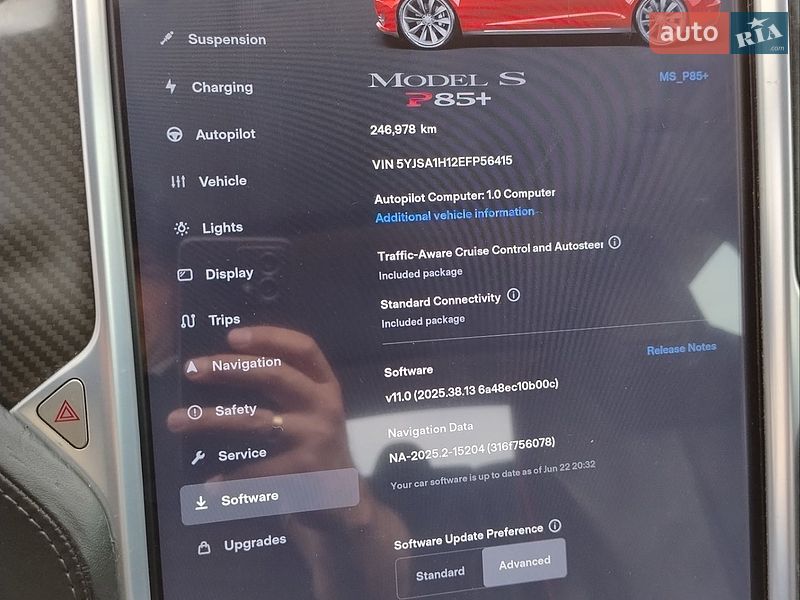 Лифтбек Tesla Model S 2014 в Львове