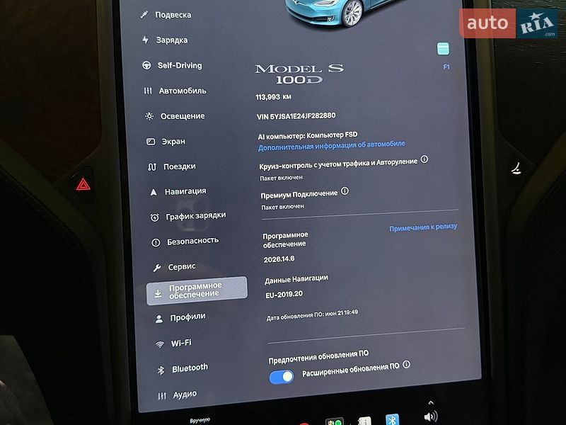 Лифтбек Tesla Model S 2018 в Виннице