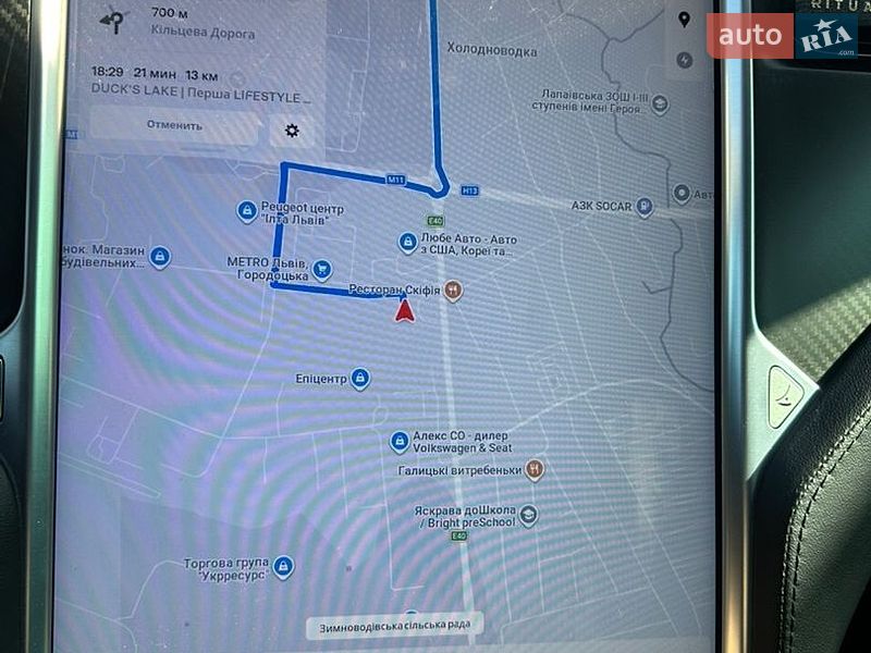 Ліфтбек Tesla Model S 2013 в Львові