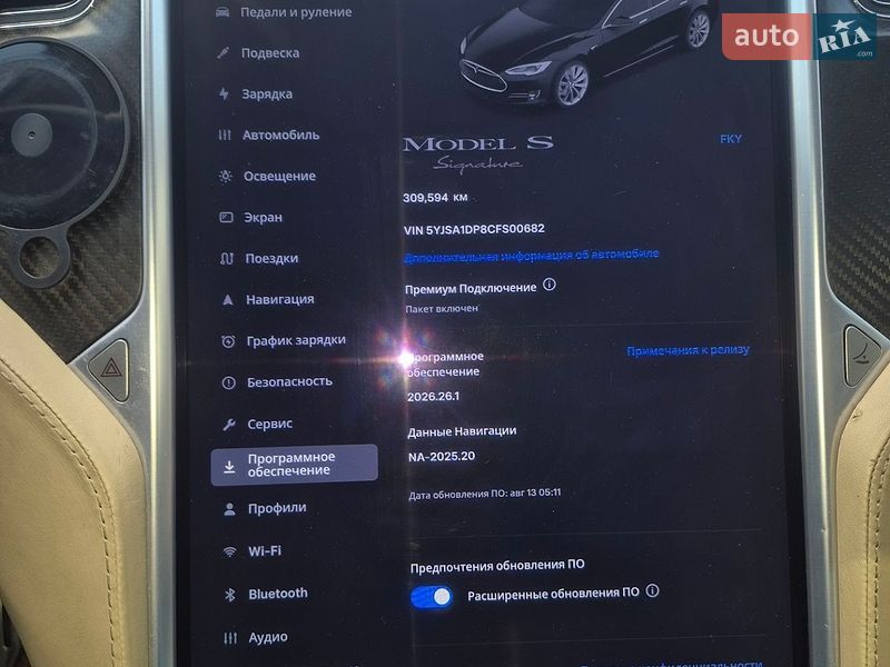 Лифтбек Tesla Model S 2012 в Днепре