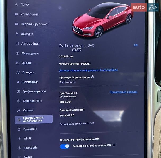 Ліфтбек Tesla Model S 2014 в Вінниці
