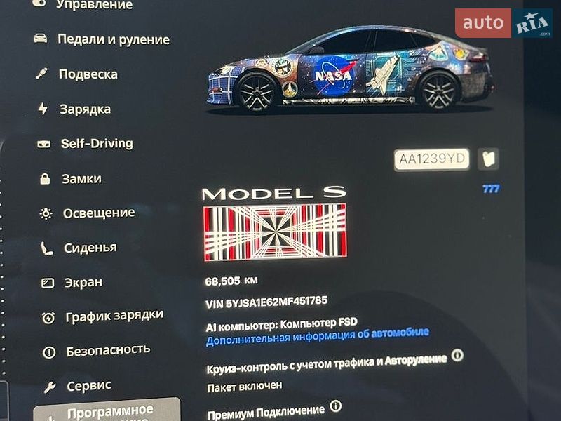Лифтбек Tesla Model S 2021 в Киеве