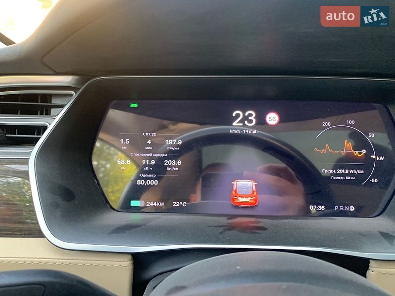 Ліфтбек Tesla Model S 2016 в Івано-Франківську