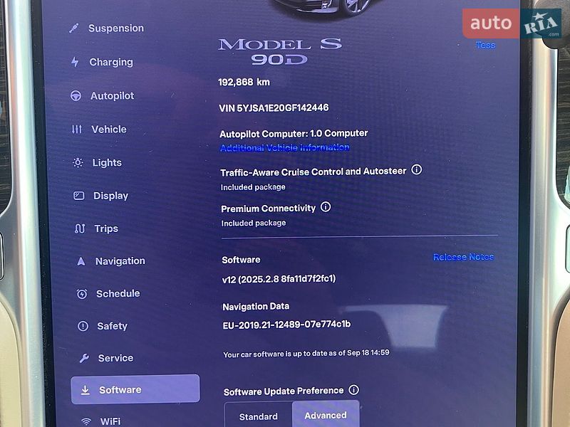 Лифтбек Tesla Model S 2016 в Виннице