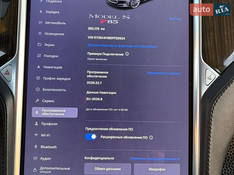 Лифтбек Tesla Model S 2014 в Николаеве
