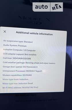 Позашляховик / Кросовер Tesla Model X 2016 в 