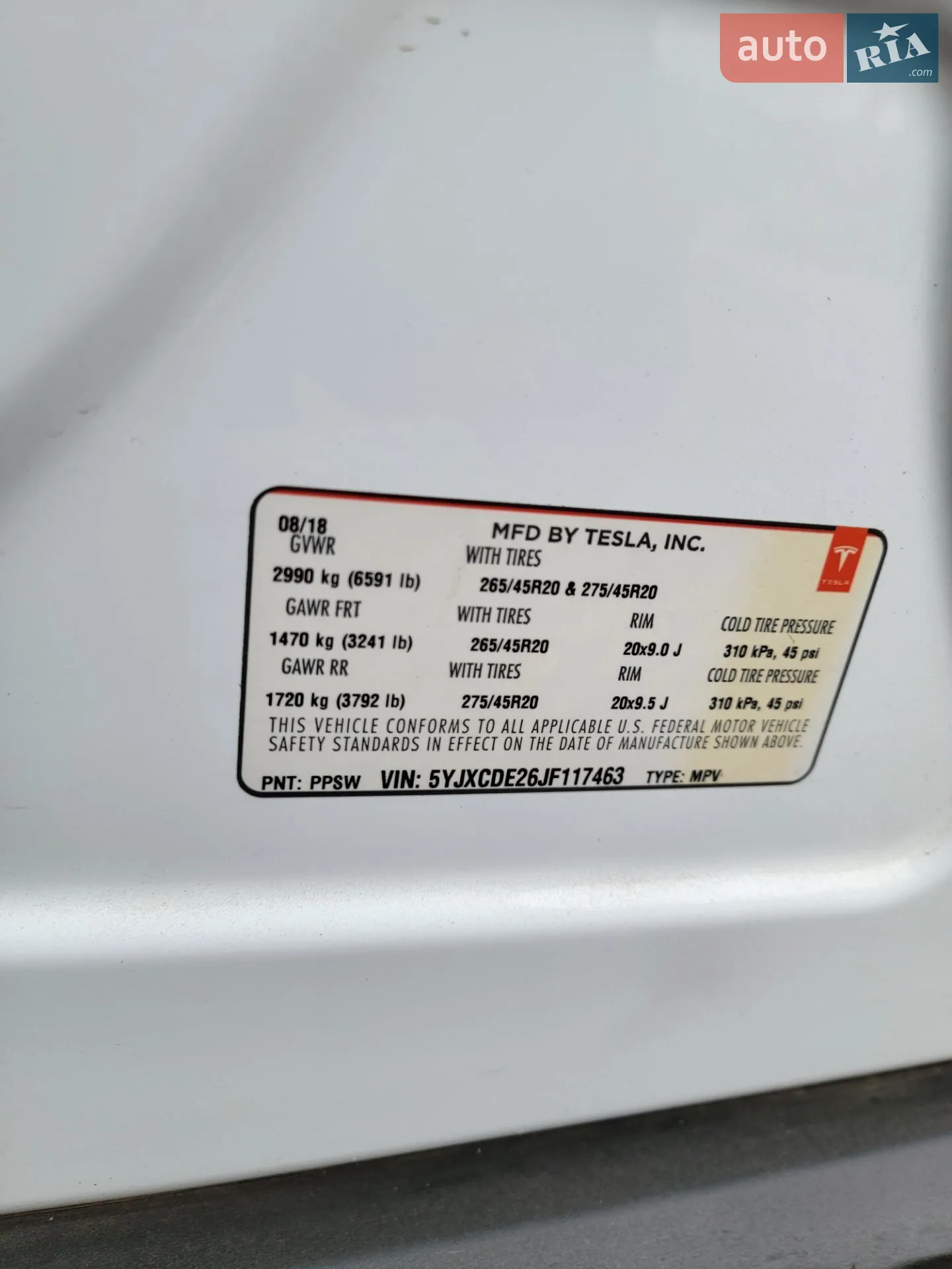 2018 Tesla Model X - мініатюра 23