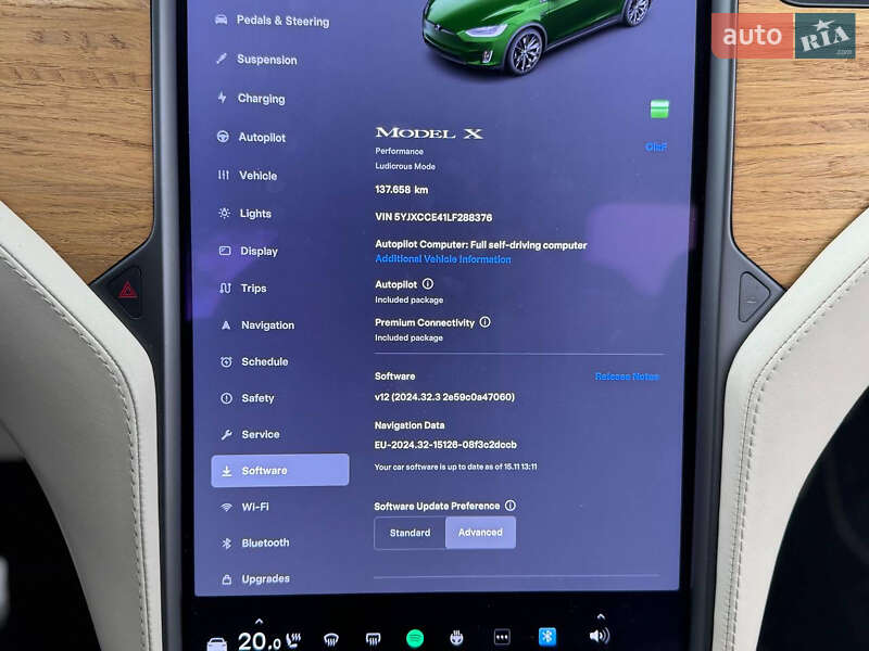 Внедорожник / Кроссовер Tesla Model X 2020 в Киеве