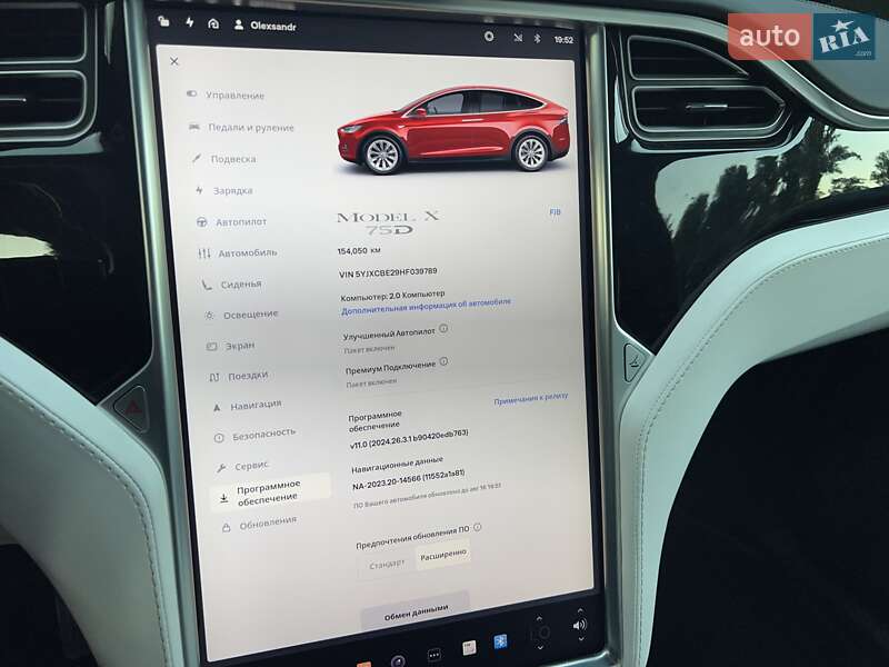 Внедорожник / Кроссовер Tesla Model X 2017 в Киеве
