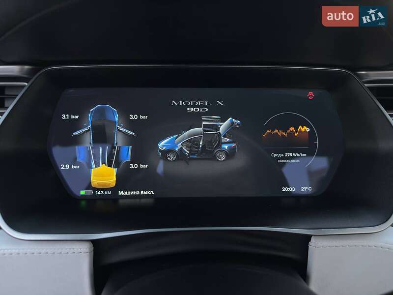 Внедорожник / Кроссовер Tesla Model X 2017 в Черкассах