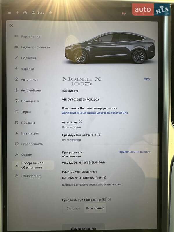 Внедорожник / Кроссовер Tesla Model X 2017 в Киеве