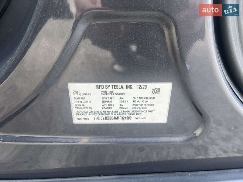 Позашляховик / Кросовер Tesla Model X 2020 в Києві