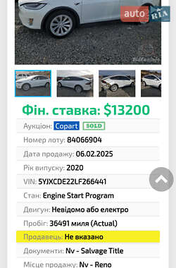 Позашляховик / Кросовер Tesla Model X 2020 в 