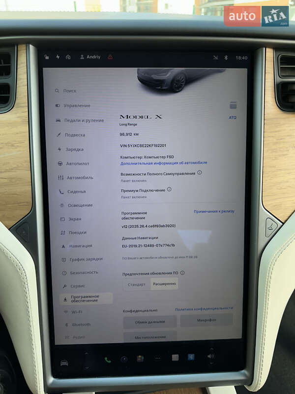 Позашляховик / Кросовер Tesla Model X 2019 в Івано-Франківську фото 24 Позашляховик / Кросовер Tesla Model X 2019 в Івано-Франківську