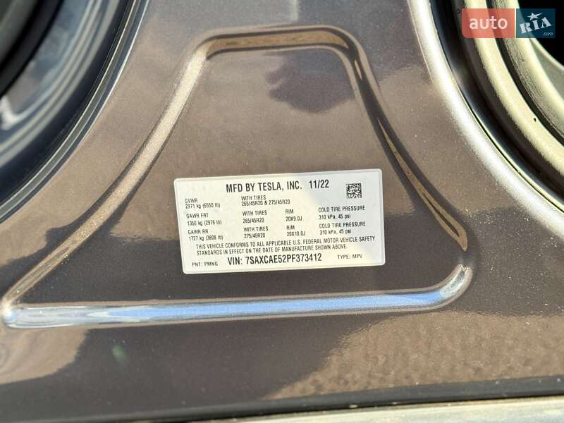 Позашляховик / Кросовер Tesla Model X 2022 в Києві фото 29 Позашляховик / Кросовер Tesla Model X 2022 в Києві