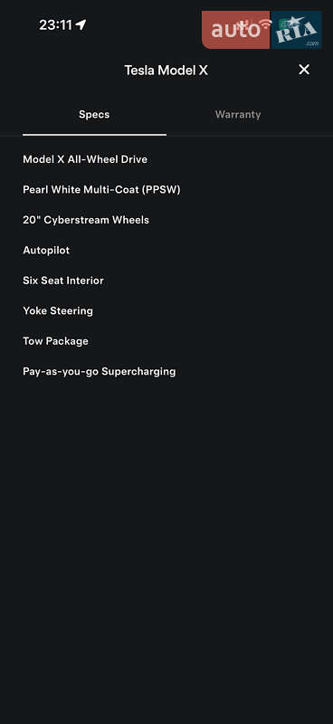 Внедорожник / Кроссовер Tesla Model X 2022 в Львове