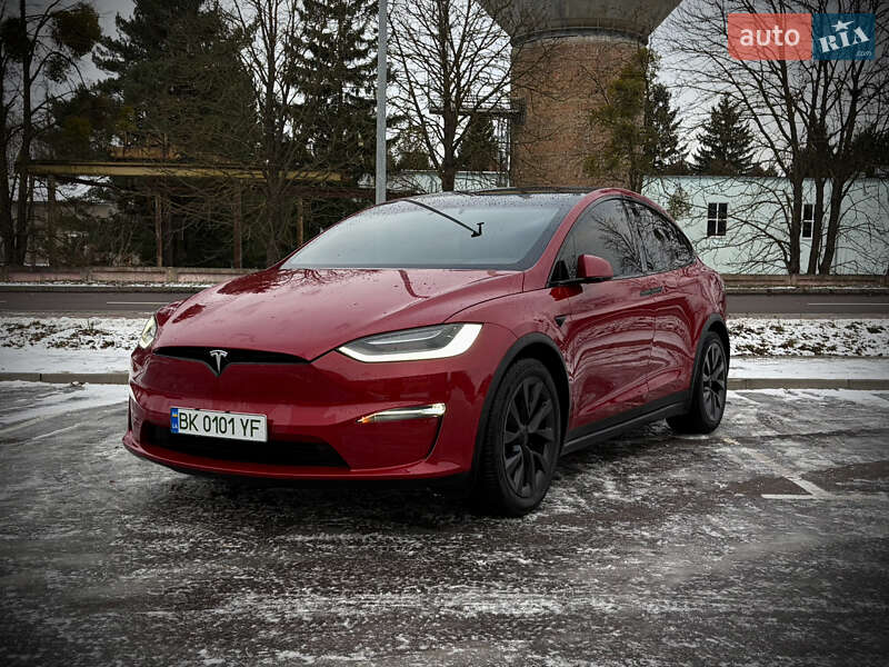 2022 Tesla Model X, VIN 7SAXCAE51NF344576:plate — фото 1 (autoria)