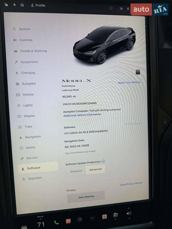 Позашляховик / Кросовер Tesla Model X 2020 в Києві