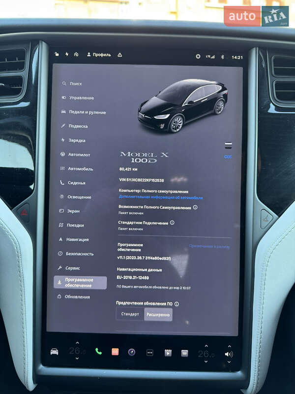 Позашляховик / Кросовер Tesla Model X 2019 в Києві