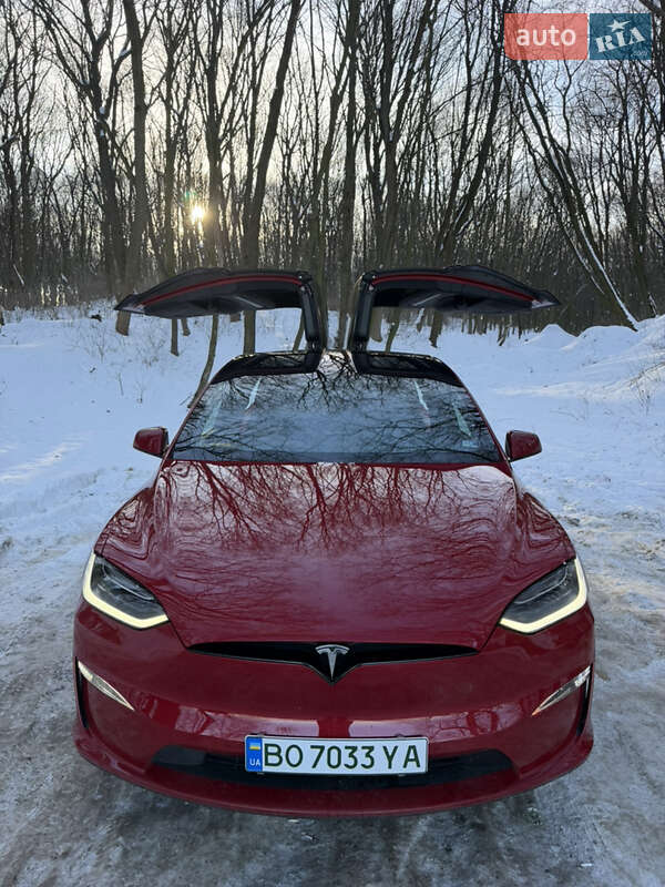 2022 Tesla Model X, VIN 7SAXCBE56PF368087:plate — фото 1 (autoria)
