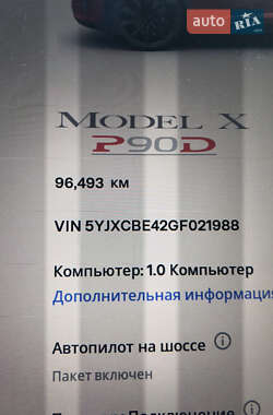 Внедорожник / Кроссовер Tesla Model X 2016 в Гостомеле