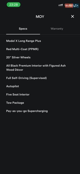 Позашляховик / Кросовер Tesla Model X 2019 в Саврані