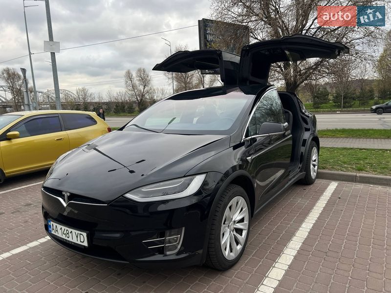 2018 Tesla Model-X, VIN 5YJXCCE29JF105446:plate — фото 1 (autoria)