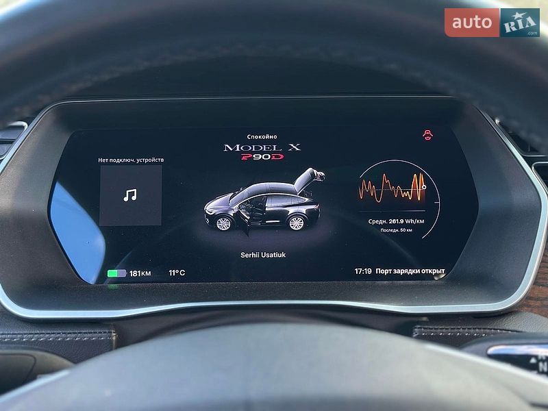 Внедорожник / Кроссовер Tesla Model X 2016 в Львове