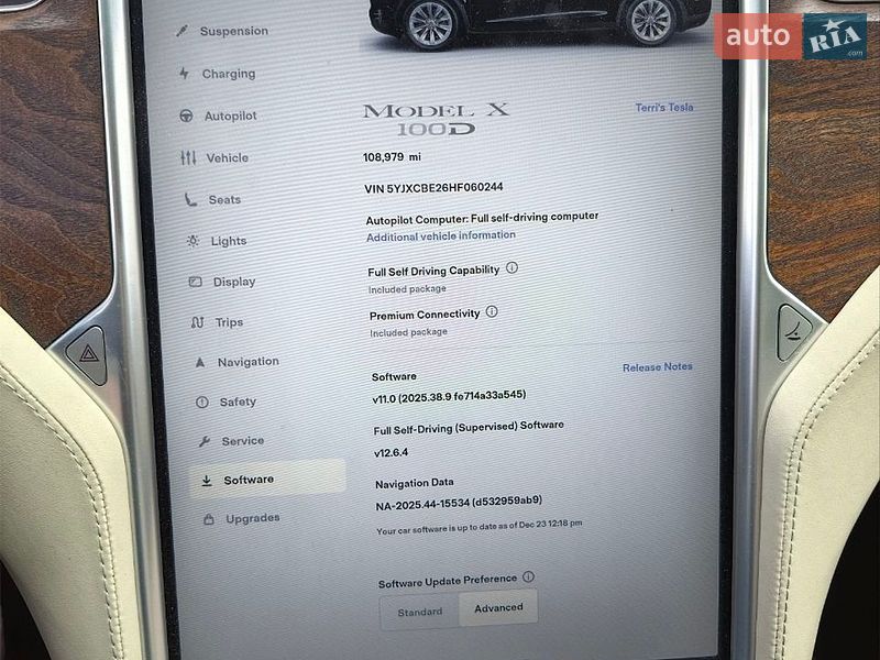 Внедорожник / Кроссовер Tesla Model X 2017 в Киеве