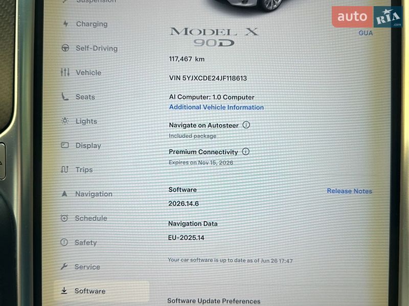 Внедорожник / Кроссовер Tesla Model X 2016 в Львове