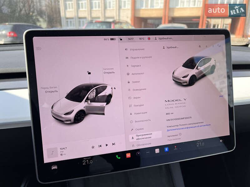 Внедорожник / Кроссовер Tesla Model Y 2021 в Львове фото 9 Внедорожник / Кроссовер Tesla Model Y 2021 в Львове