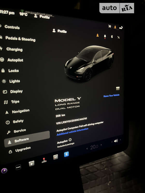 Внедорожник / Кроссовер Tesla Model Y 2022 в Львове