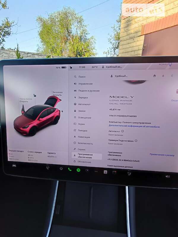 Внедорожник / Кроссовер Tesla Model Y 2020 в Днепре