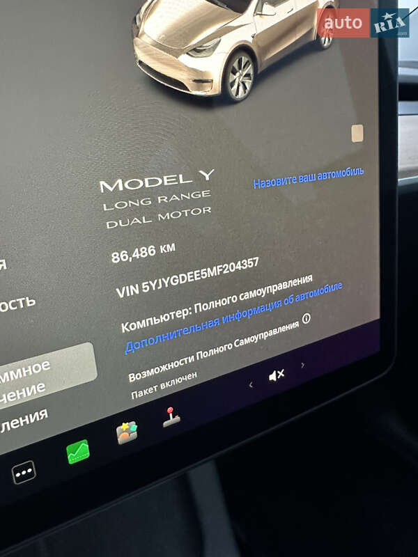 Внедорожник / Кроссовер Tesla Model Y 2021 в Харькове