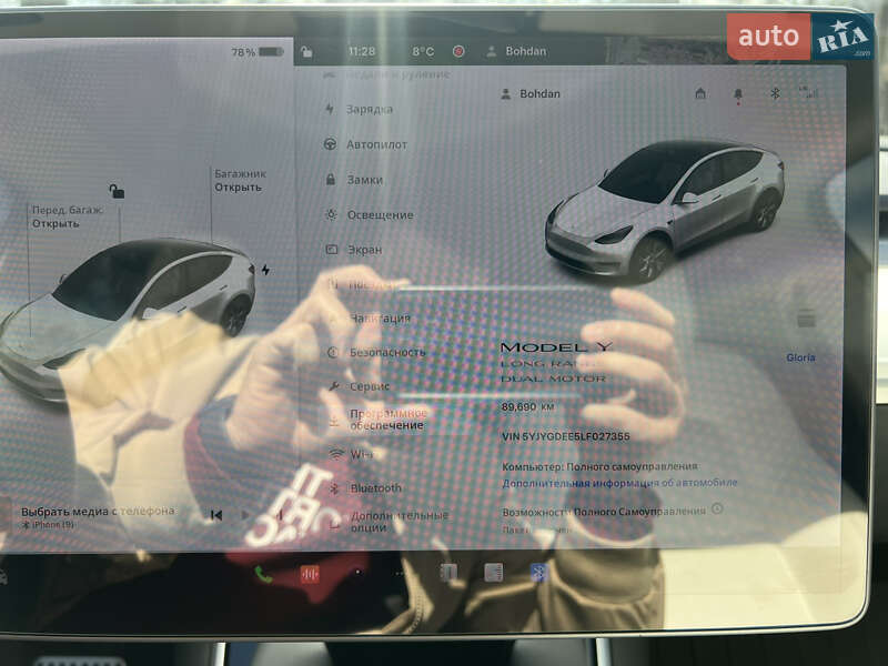 Внедорожник / Кроссовер Tesla Model Y 2020 в Львове