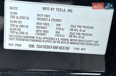 Внедорожник / Кроссовер Tesla Model Y 2022 в 