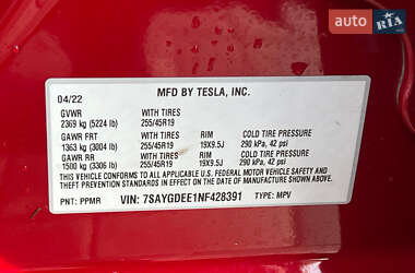 Внедорожник / Кроссовер Tesla Model Y 2022 в 