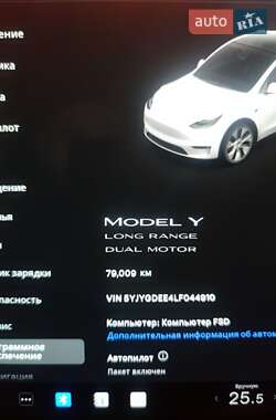 Внедорожник / Кроссовер Tesla Model Y 2020 в 