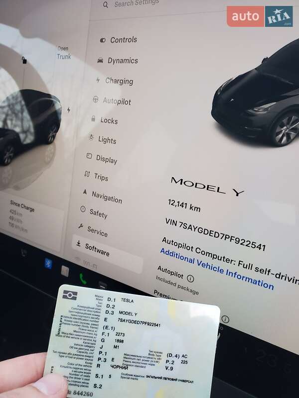 Внедорожник / Кроссовер Tesla Model Y 2023 в Киеве