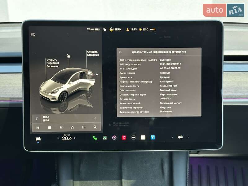 Внедорожник / Кроссовер Tesla Model Y 2022 в Киеве