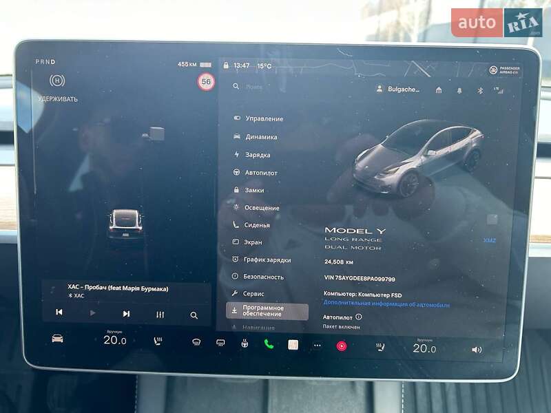 Внедорожник / Кроссовер Tesla Model Y 2023 в Белой Церкви